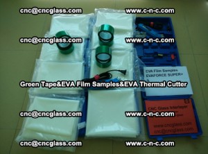 PET GREEN TAPE, EVAFORCE FILM SAMPLES, EVA THERMAL CUTTER (13)