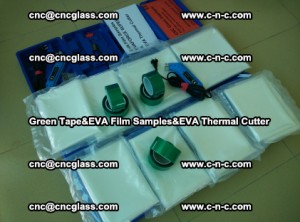 PET GREEN TAPE, EVAFORCE FILM SAMPLES, EVA THERMAL CUTTER (25)