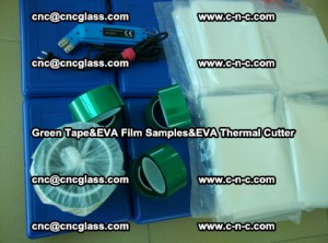 PET GREEN TAPE, EVAFORCE FILM SAMPLES, EVA THERMAL CUTTER (59)