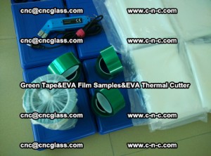 PET GREEN TAPE, EVAFORCE FILM SAMPLES, EVA THERMAL CUTTER (64)