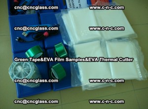 PET GREEN TAPE, EVAFORCE FILM SAMPLES, EVA THERMAL CUTTER (69)