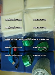 PET GREEN TAPE, EVAFORCE FILM SAMPLES, EVA THERMAL CUTTER (77)