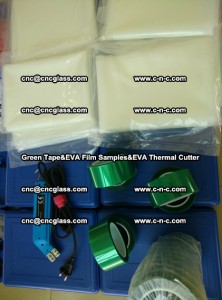 PET GREEN TAPE, EVAFORCE FILM SAMPLES, EVA THERMAL CUTTER (78)