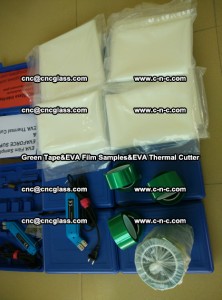 PET GREEN TAPE, EVAFORCE FILM SAMPLES, EVA THERMAL CUTTER (81)