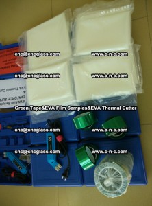 PET GREEN TAPE, EVAFORCE FILM SAMPLES, EVA THERMAL CUTTER (82)